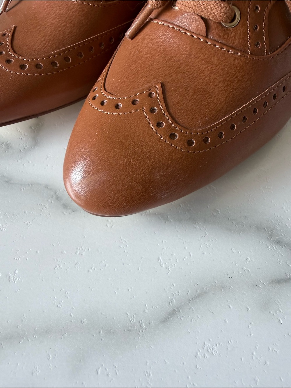 Chelsea Crew Demi Vintage Oxford Brown Romantic Victorian Academia size 8 - Picture 3 of 8